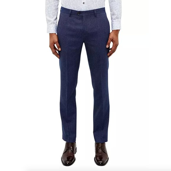 Ted Baker London Wingtro Slim Fit Trousers - Picture 1 of 8